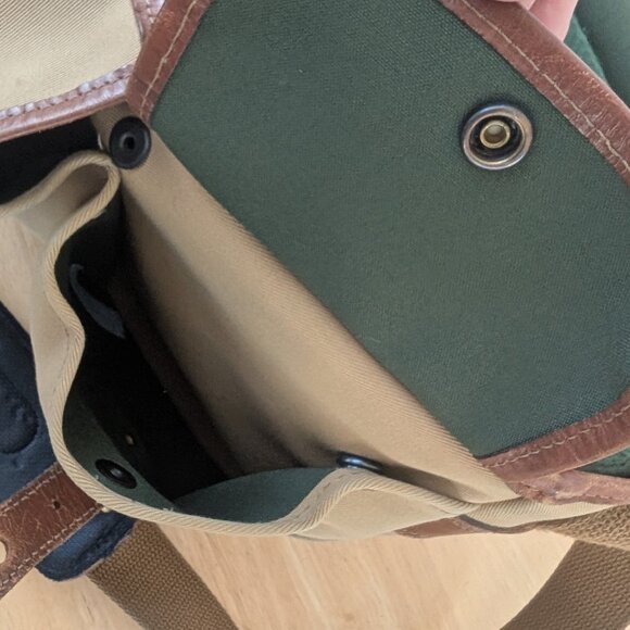 Billingham Hadley Small Camera Bag – Khaki Canvas & Leather – Made in England - Picture 13 of 15
